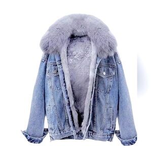 New Beibei denim jacket SZ XL